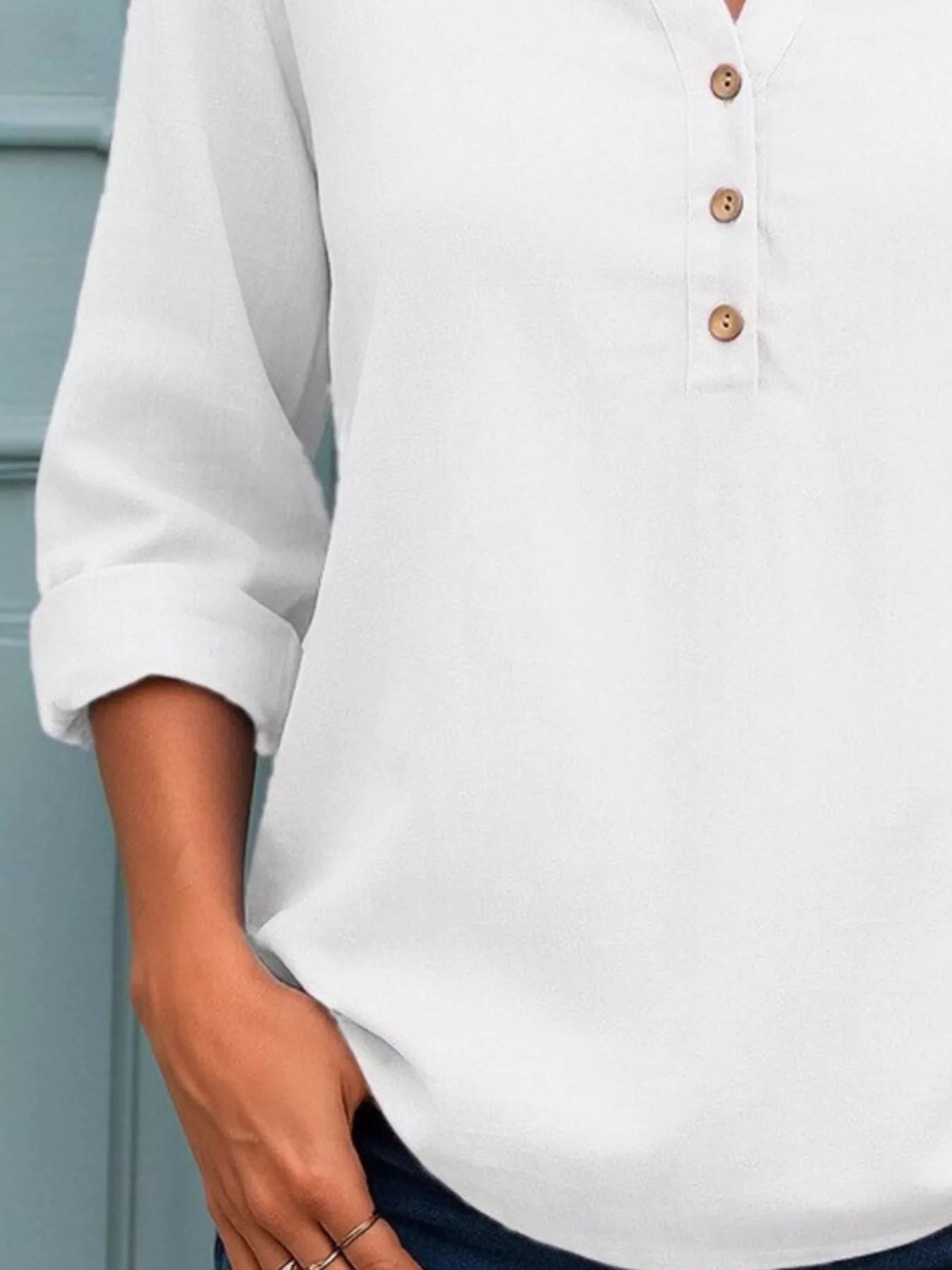 Lifestyle image of product styled for a chic daytime look