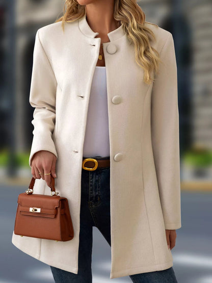 Full Size Button - Down Longline Outerwear Plus Size - Rochelle's House LLC