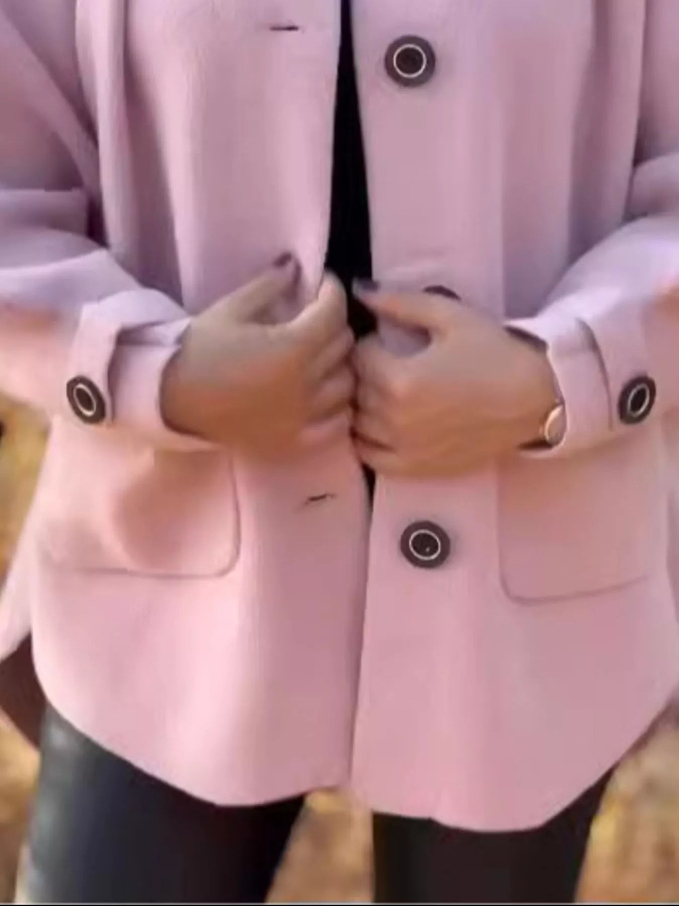 Lifestyle image of product styled for a chic daytime look