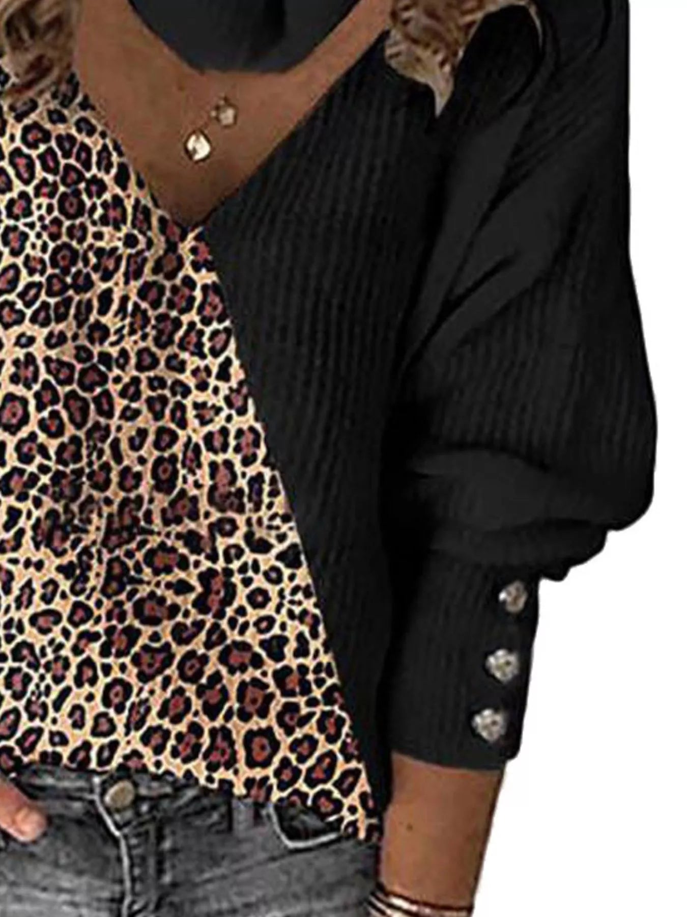 Full Size Color Block Turtleneck Sweater Plus Size - Rochelle's House LLC