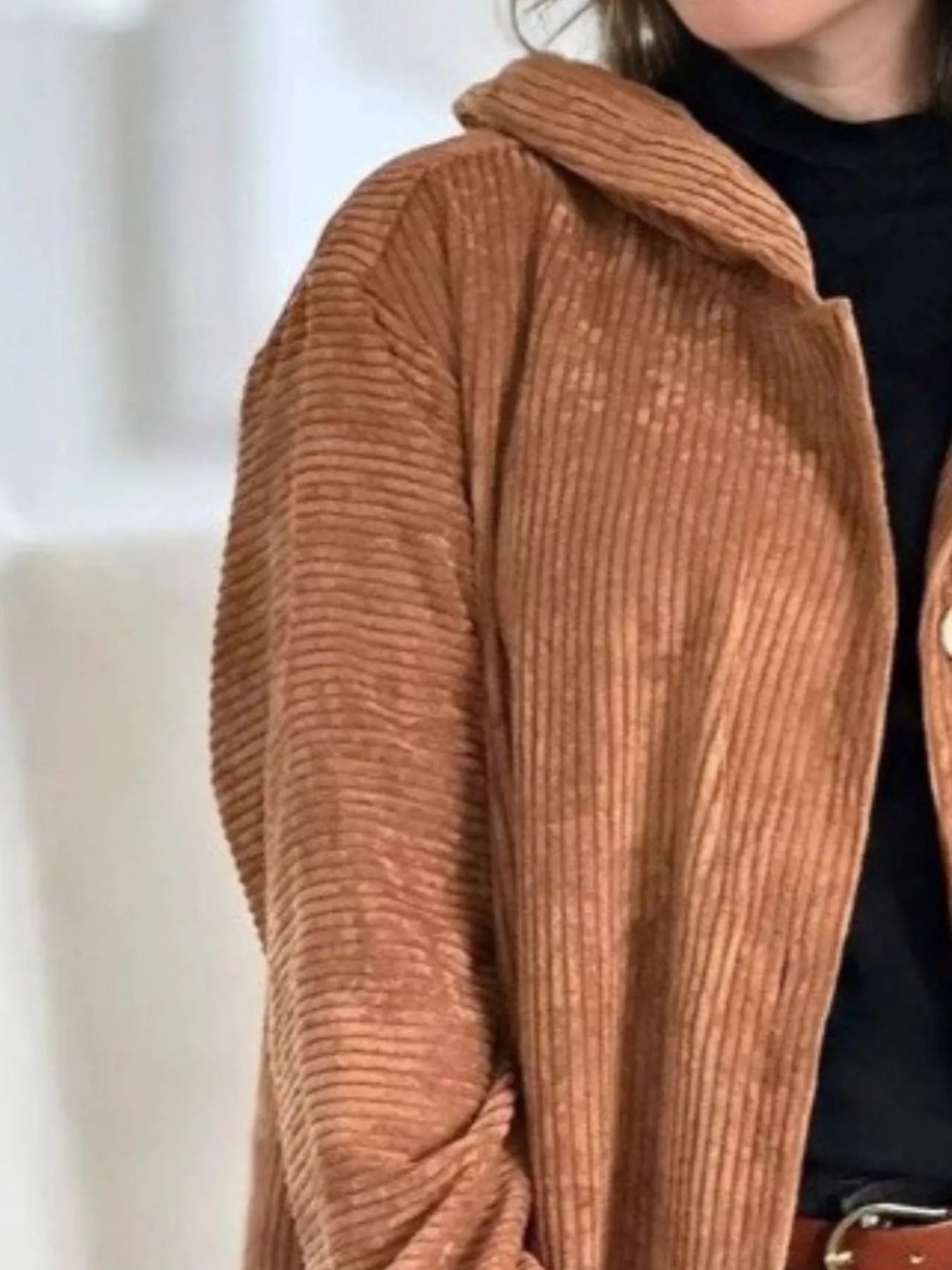 Lifestyle image of product styled for a chic daytime look