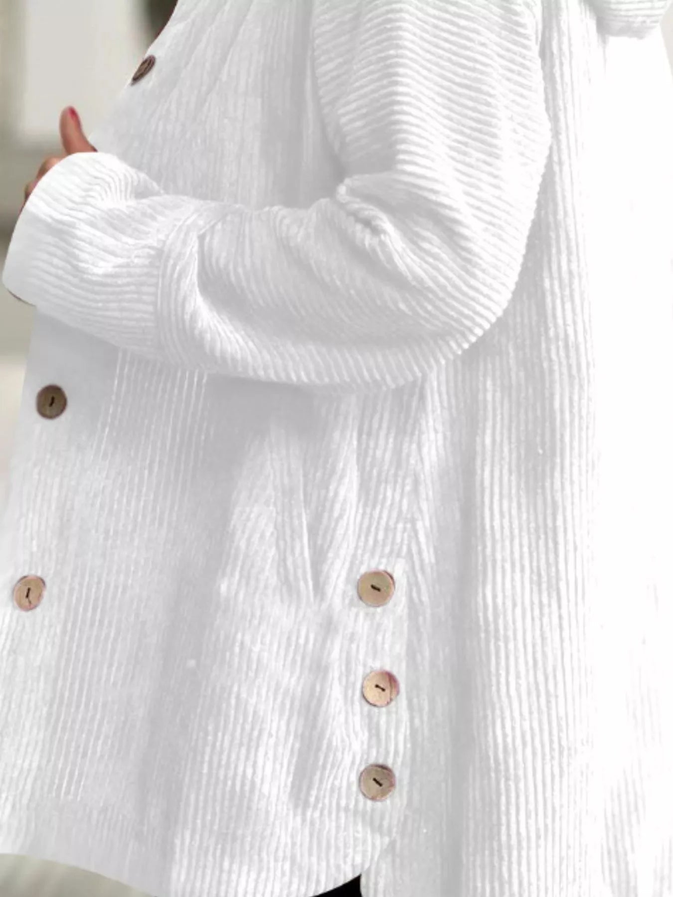 Lifestyle image of product styled for a chic daytime look