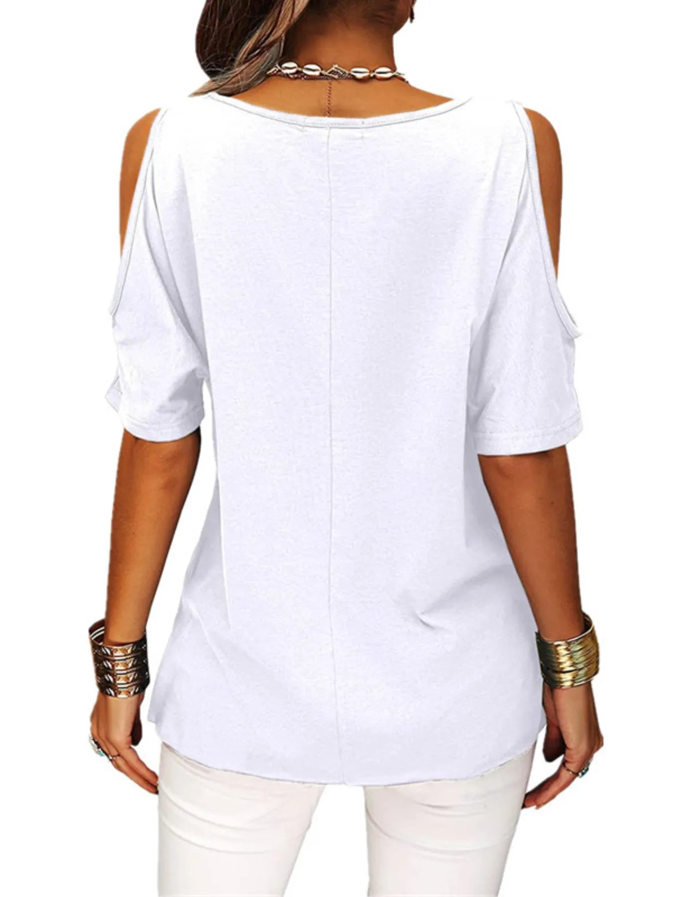 Lifestyle image of product styled for a chic daytime look