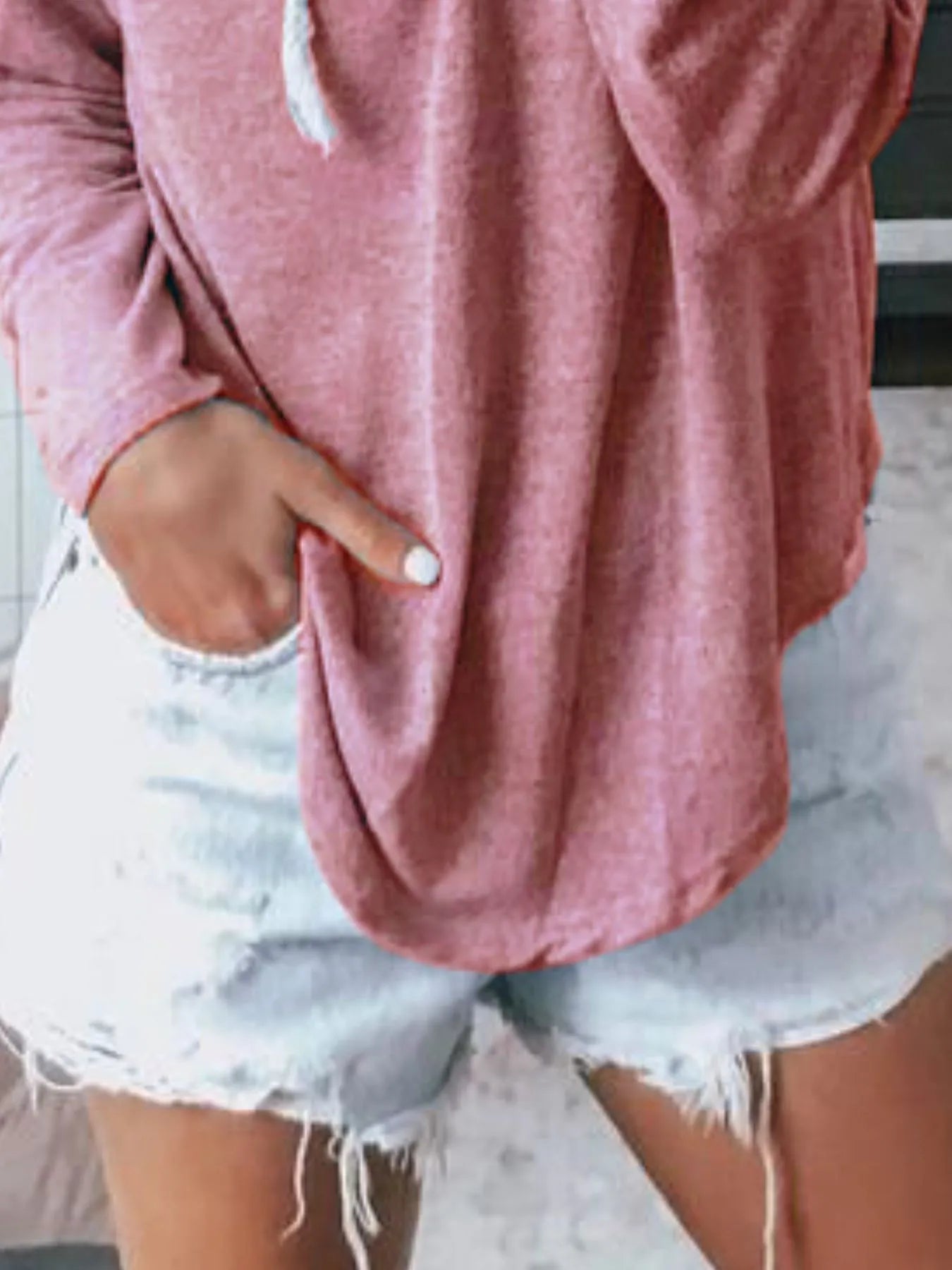 Lifestyle image of product styled for a chic daytime look