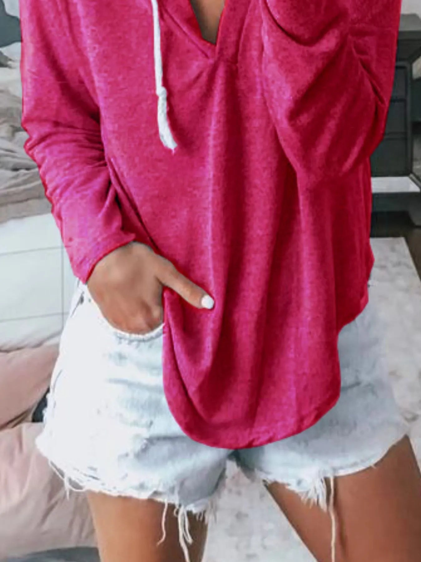 Lifestyle image of product styled for a chic daytime look