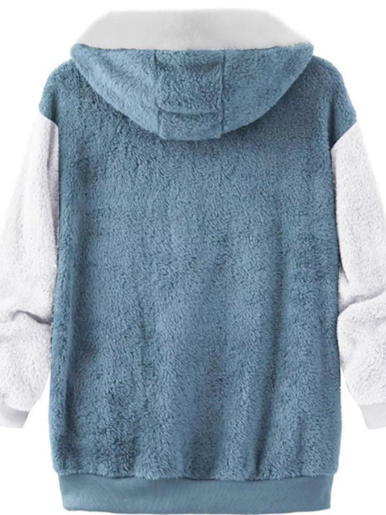 Full Size Fleece Zip - Up Hooded Outerwear Plus Size - Rochelle's House LLC