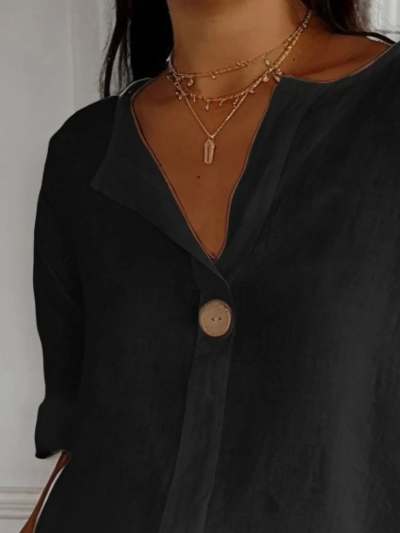 Lifestyle image of product styled for a chic daytime look