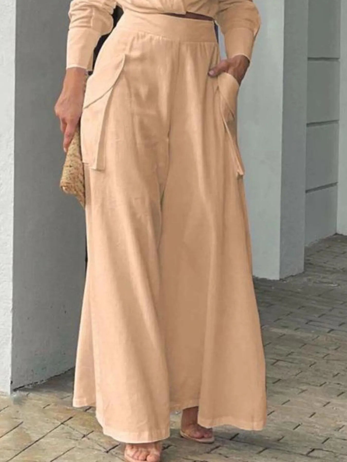 Lifestyle image of product styled for a chic daytime look