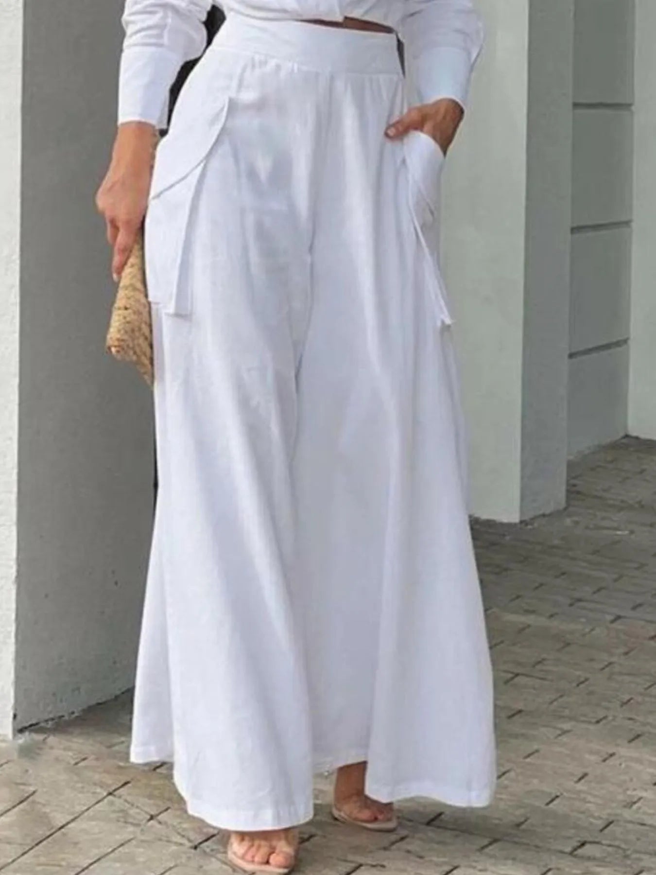 Lifestyle image of product styled for a chic daytime look