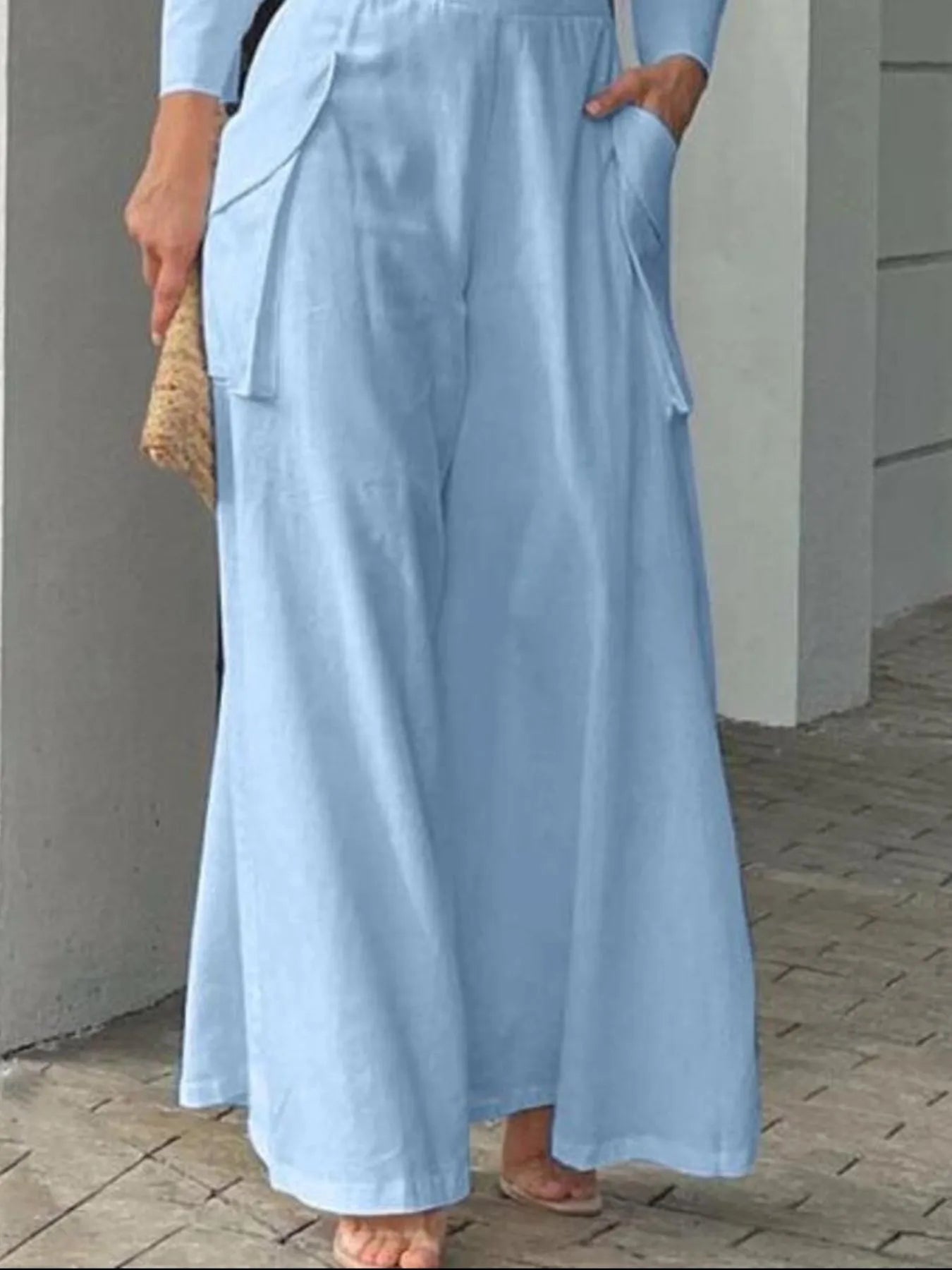 Lifestyle image of product styled for a chic daytime look