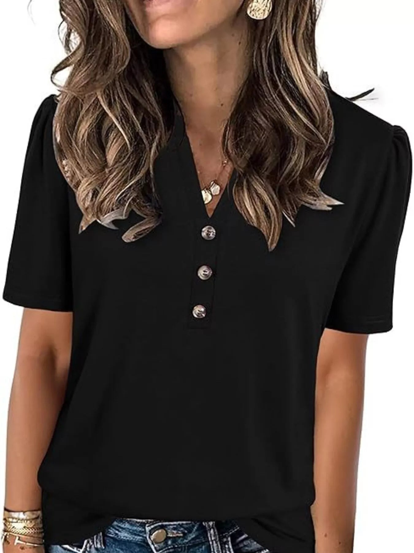 Lifestyle image of product styled for a chic daytime look
