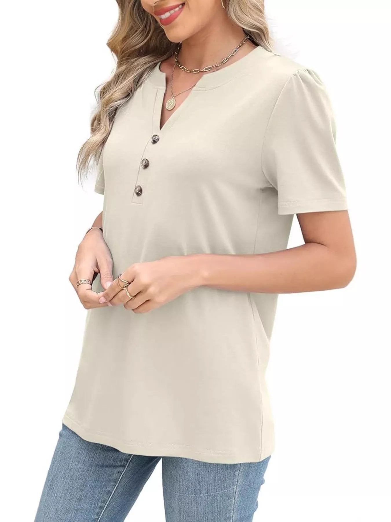 Lifestyle image of product styled for a chic daytime look