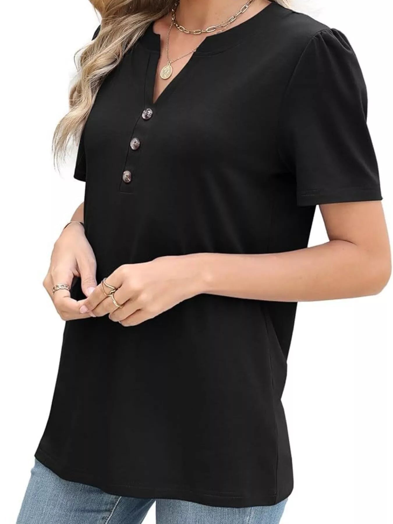 Lifestyle image of product styled for a chic daytime look