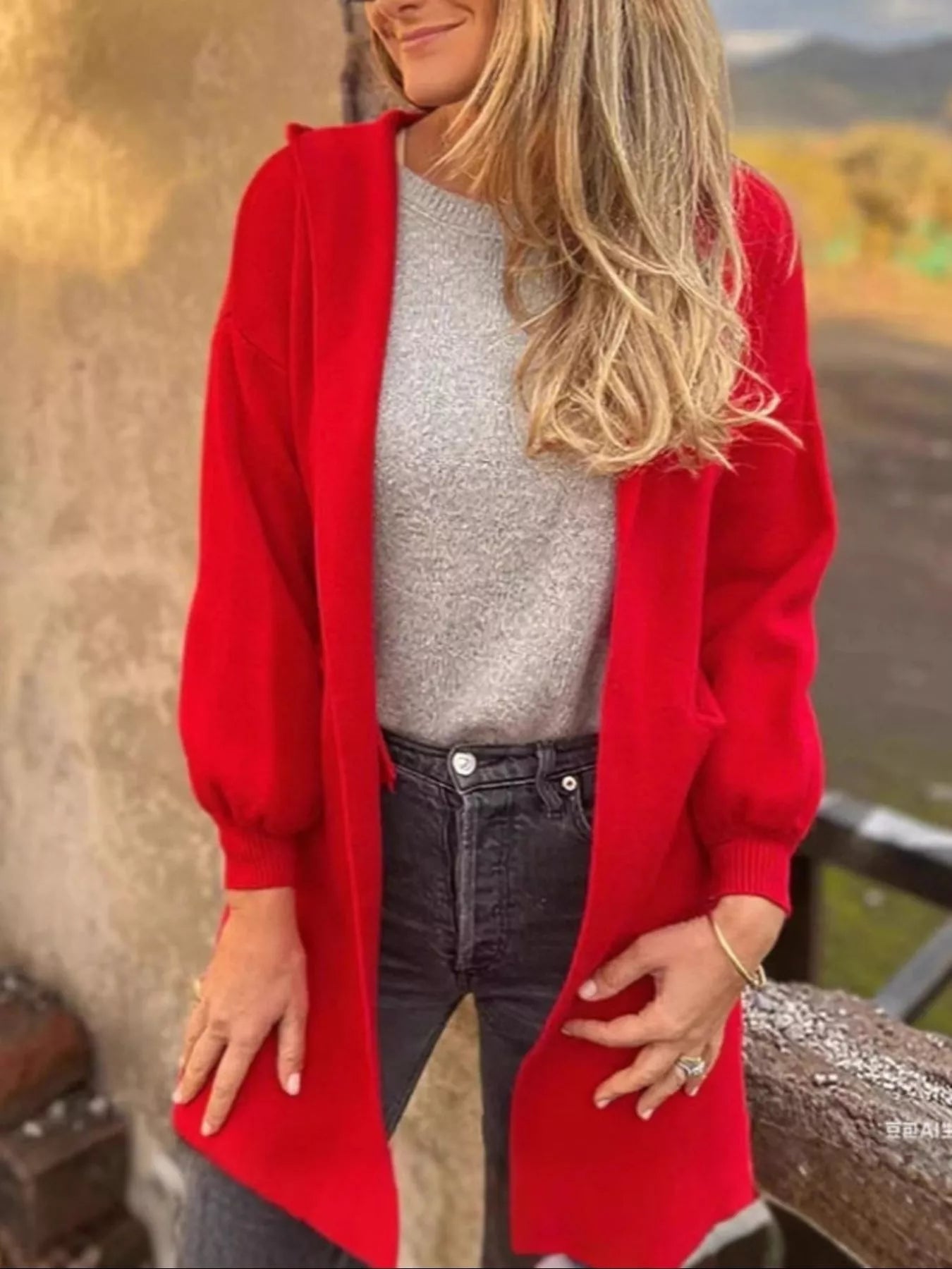 Lifestyle image of product styled for a chic daytime look