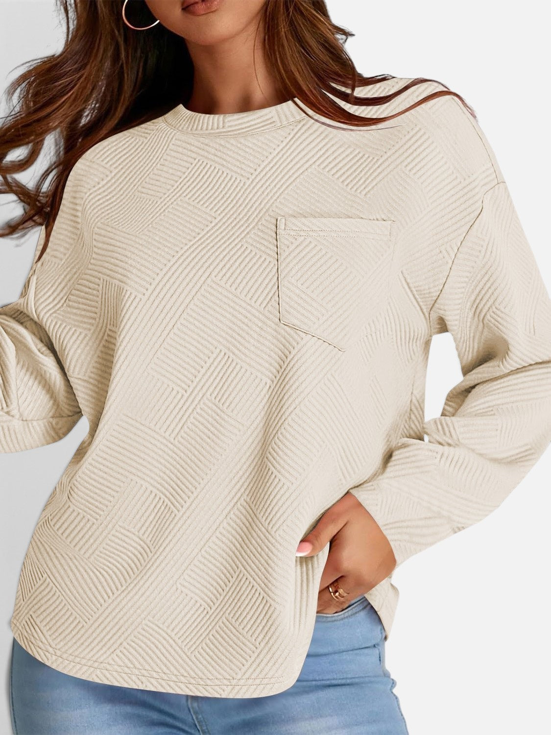 Side view of product highlighting flattering shape and movement