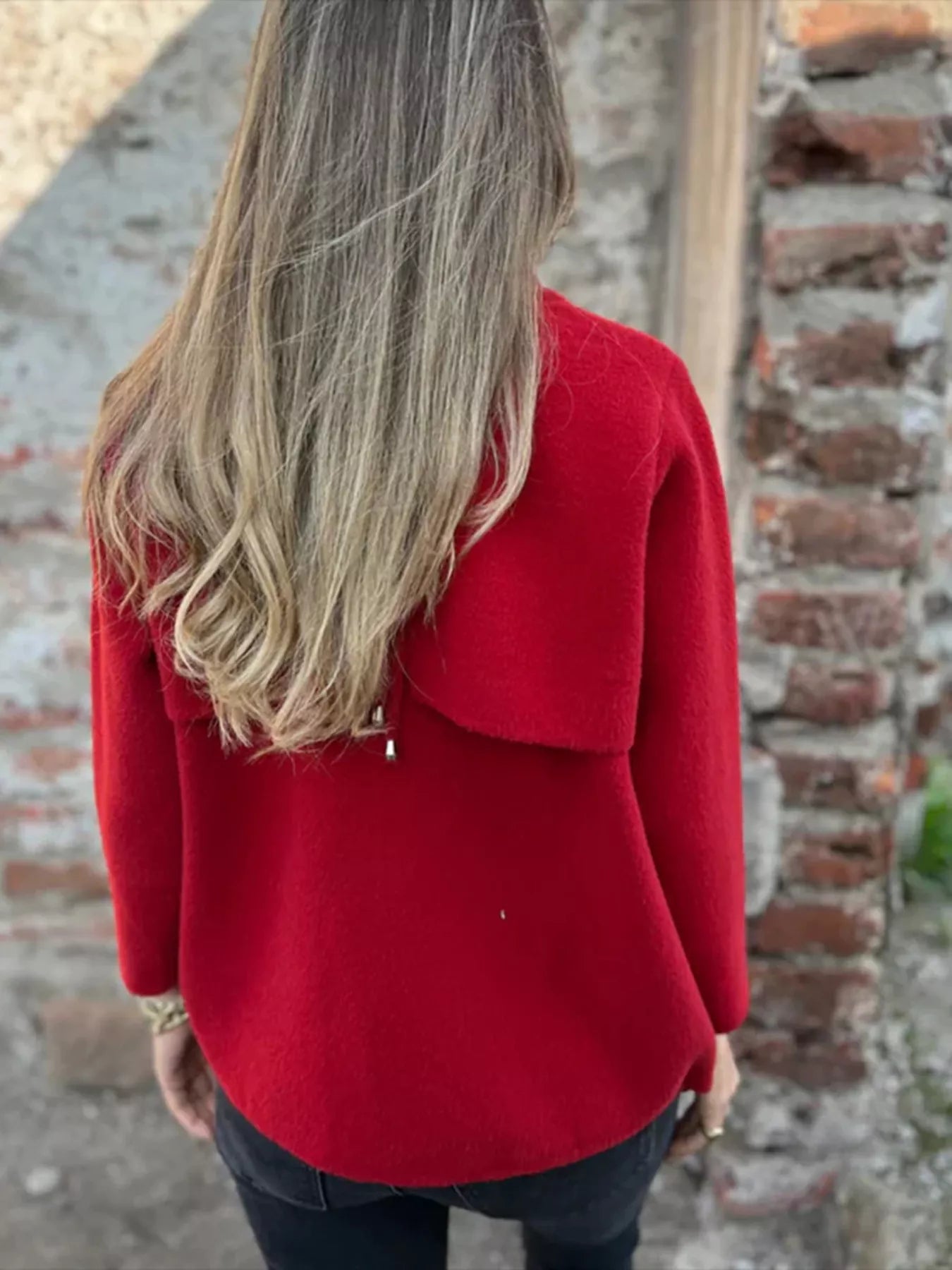 Full Size Textured Knit Zip Up Outerwear Plus Size - Rochelle's House LLC