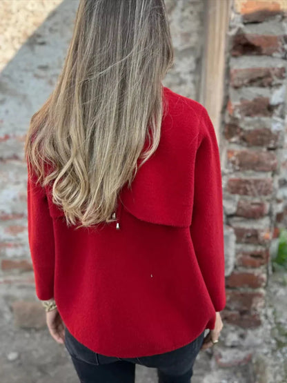 Full Size Textured Knit Zip Up Outerwear Plus Size - Rochelle's House LLC