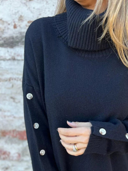 Back view of product with easy, flowy drape