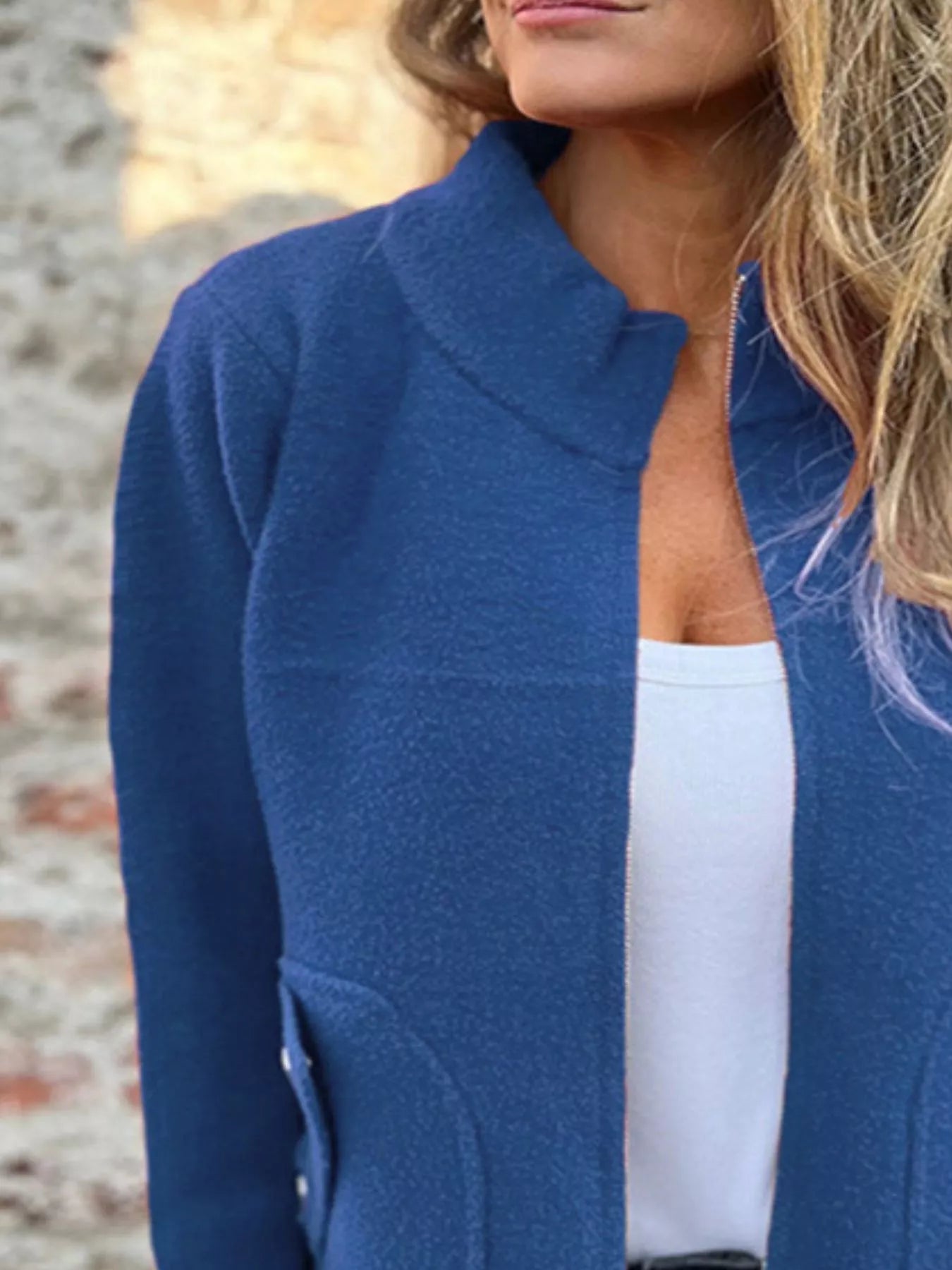 Lifestyle image of product styled for a chic daytime look