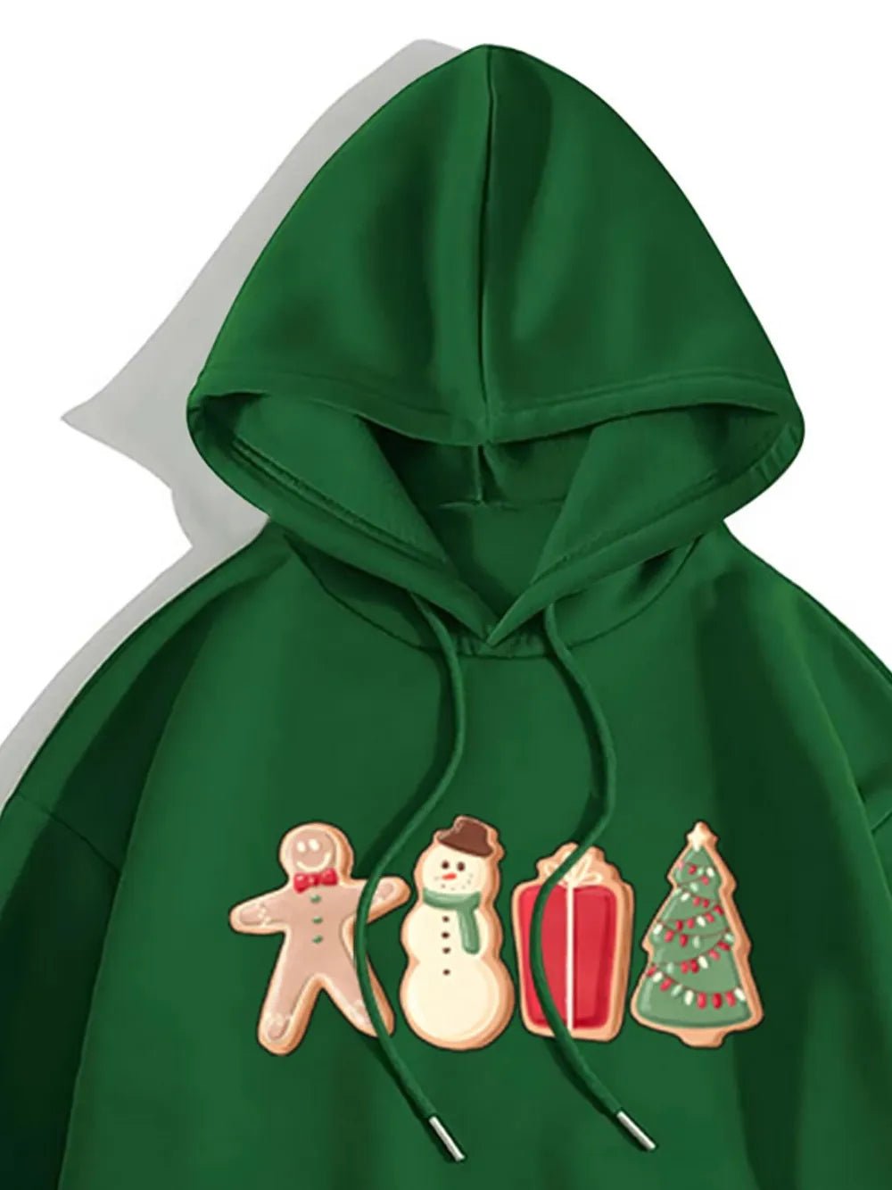 Graphic Drawstring Hoodie with Pocket - Rochelle's House LLC