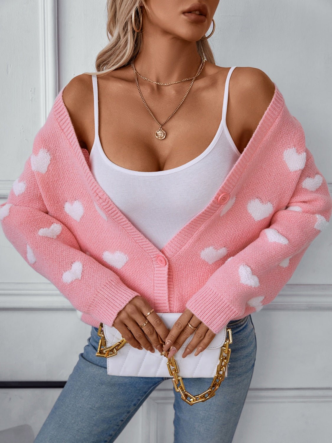 Back view of product with easy, flowy drape