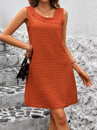 Back view of product with easy, flowy drape