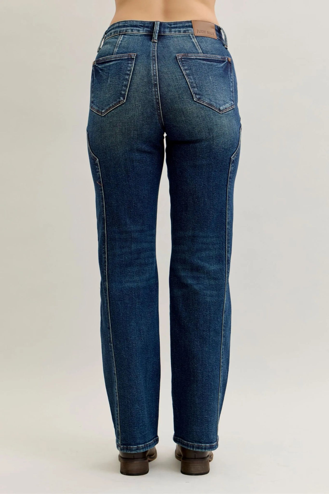 Side view of product highlighting flattering shape and movement