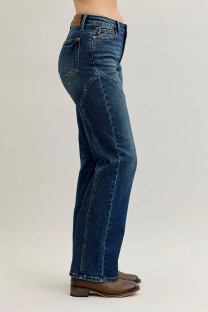Back view of product with easy, flowy drape