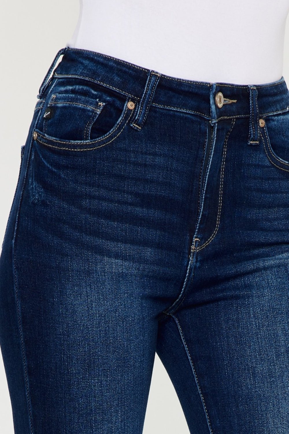 Kancan Full Size High Rise Frayed Ankle Skinny Jeans - Rochelle's House LLC