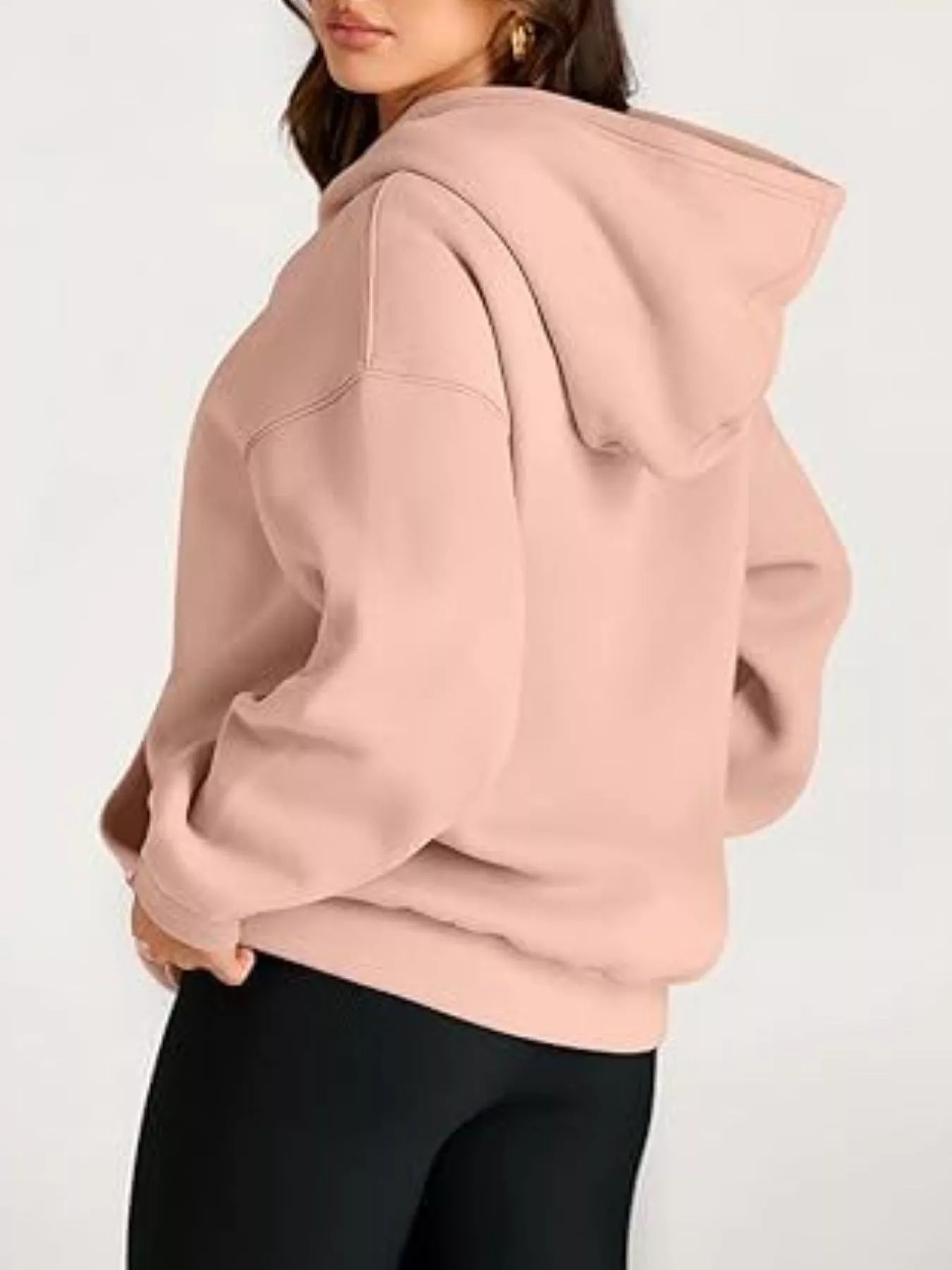 Kangaroo Pocket Long Sleeve Hoodie - Rochelle's House LLC