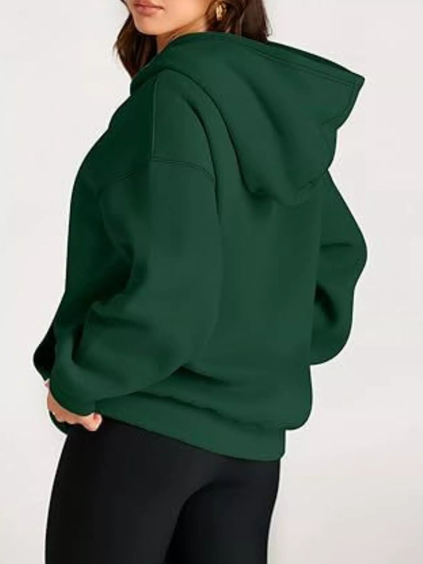 Kangaroo Pocket Long Sleeve Hoodie - Rochelle's House LLC