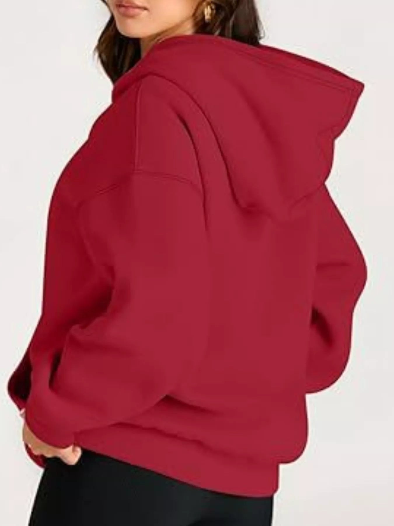 Kangaroo Pocket Long Sleeve Hoodie - Rochelle's House LLC