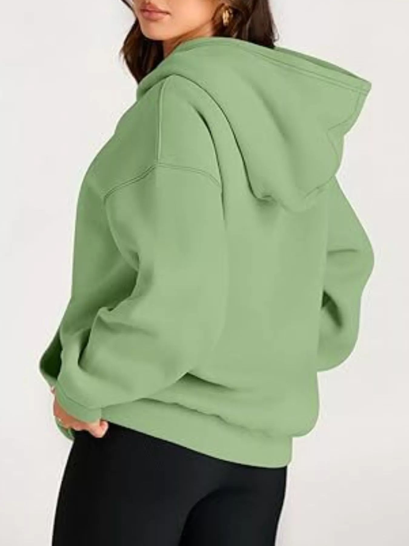 Kangaroo Pocket Long Sleeve Hoodie - Rochelle's House LLC