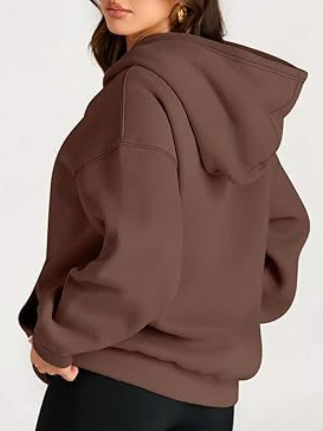 Kangaroo Pocket Long Sleeve Hoodie - Rochelle's House LLC
