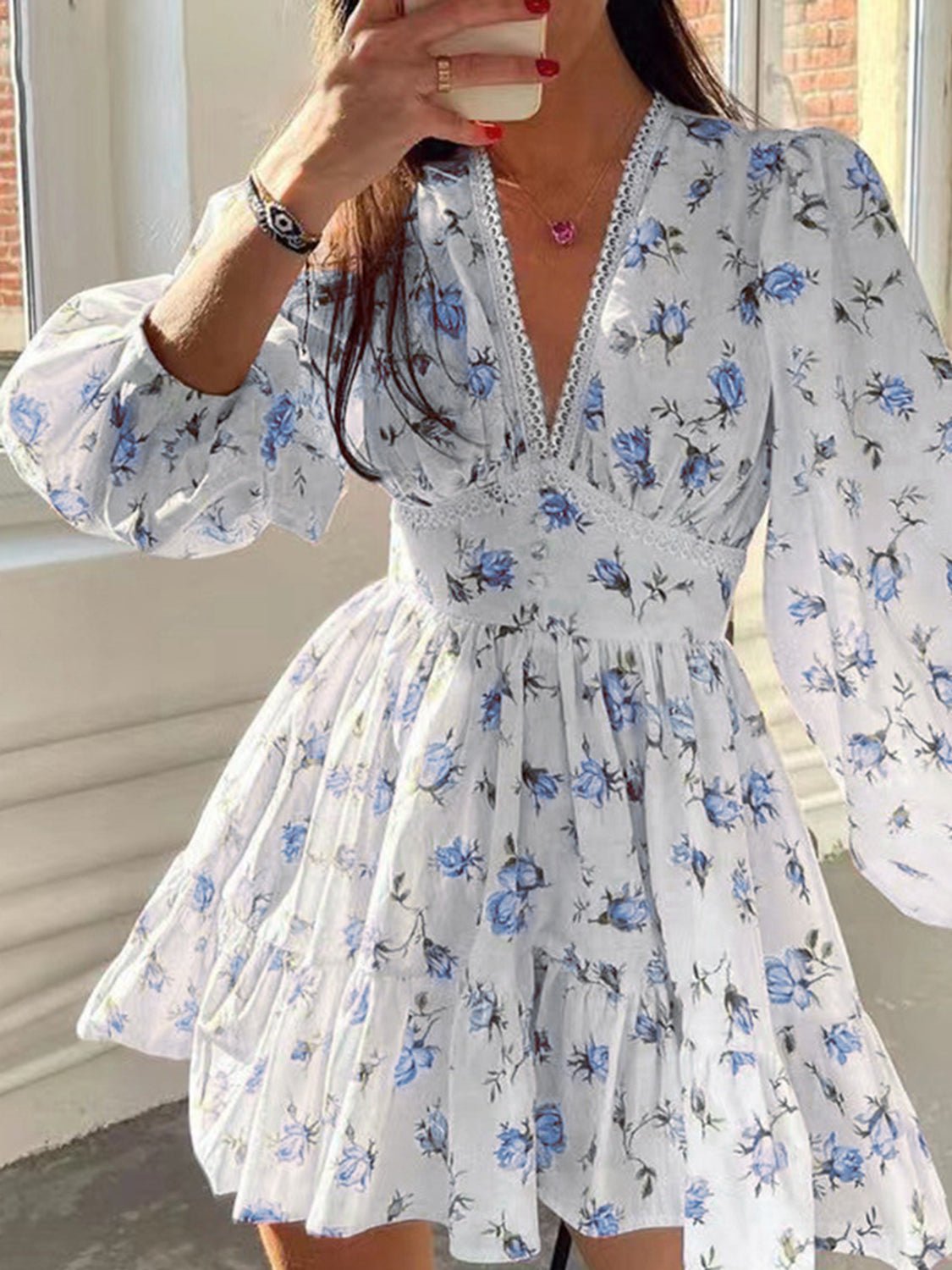 Lifestyle image of product styled for a chic daytime look