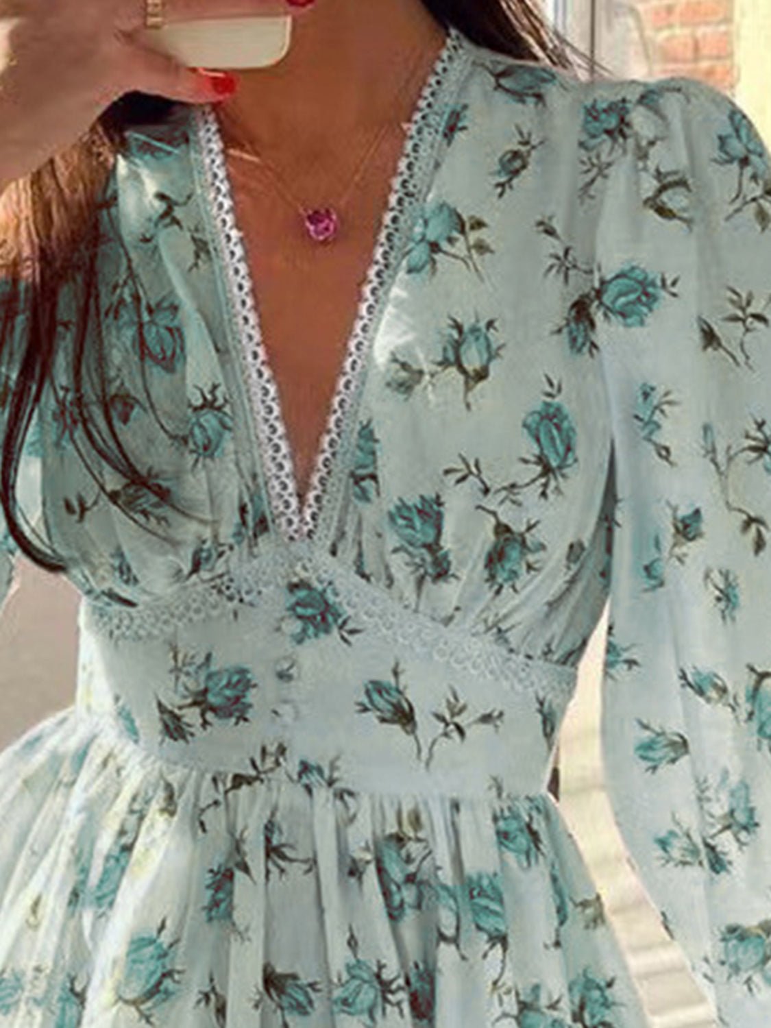 Lifestyle image of product styled for a chic daytime look