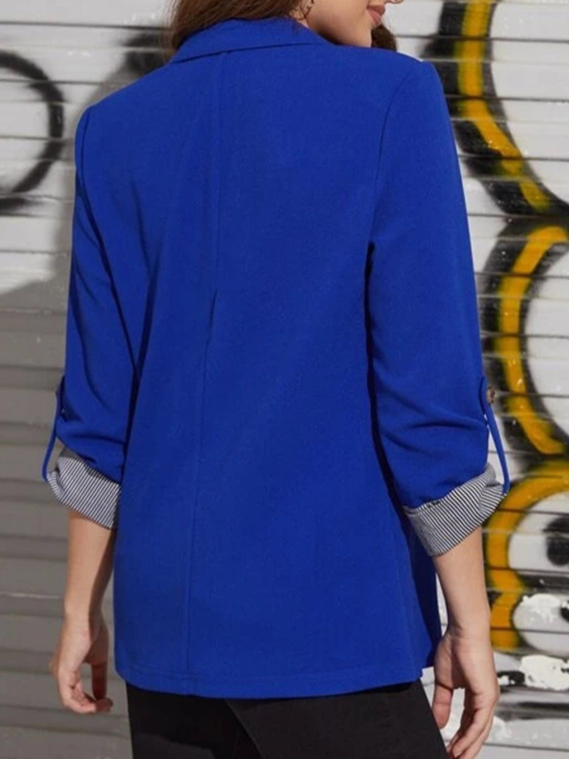 Lifestyle image of product styled for a chic daytime look