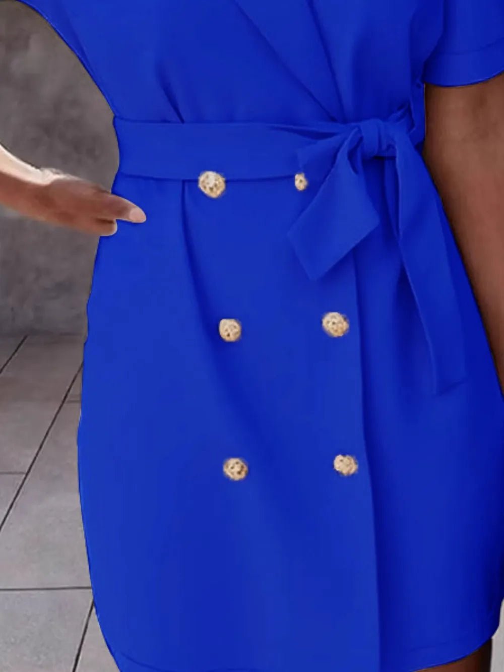 Lifestyle image of product styled for a chic daytime look