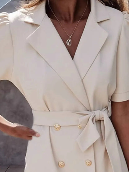 Back view of product with easy, flowy drape