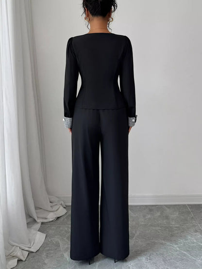 Back view of product with easy, flowy drape