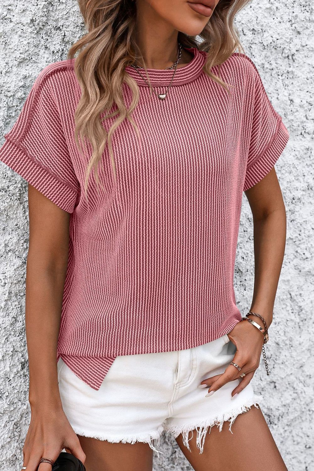 Lifestyle image of product styled for a chic daytime look
