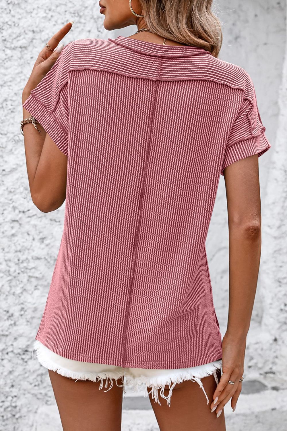 Lifestyle image of product styled for a chic daytime look