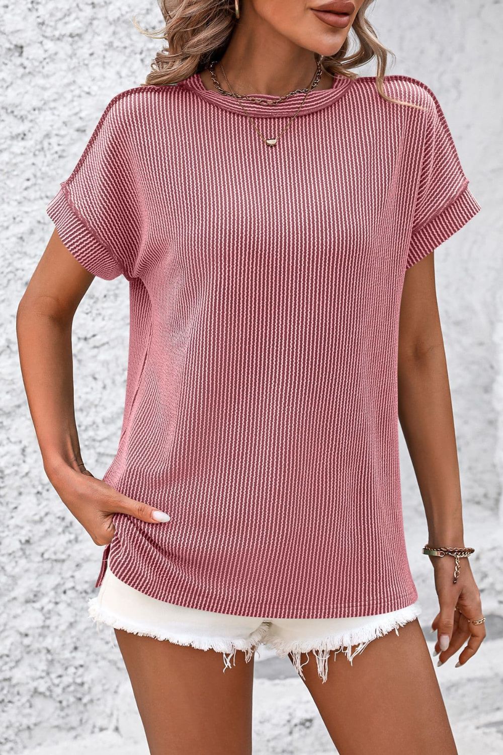 Lifestyle image of product styled for a chic daytime look