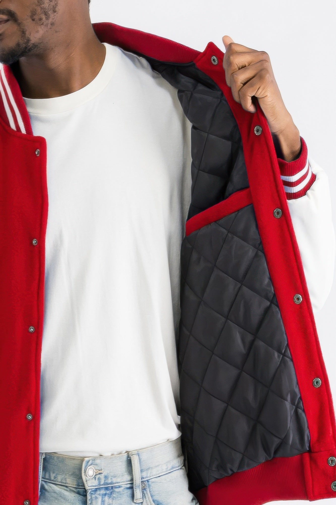 Side view of product highlighting flattering shape and movement