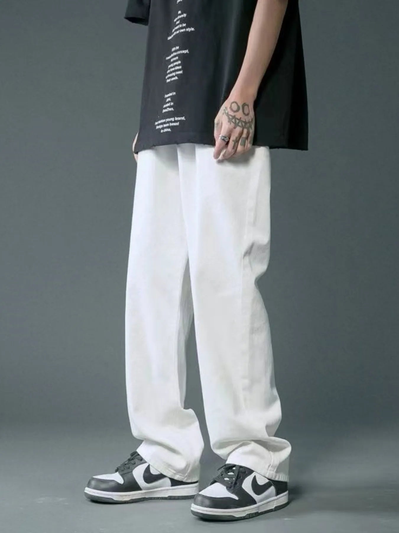 Side view of product highlighting flattering shape and movement