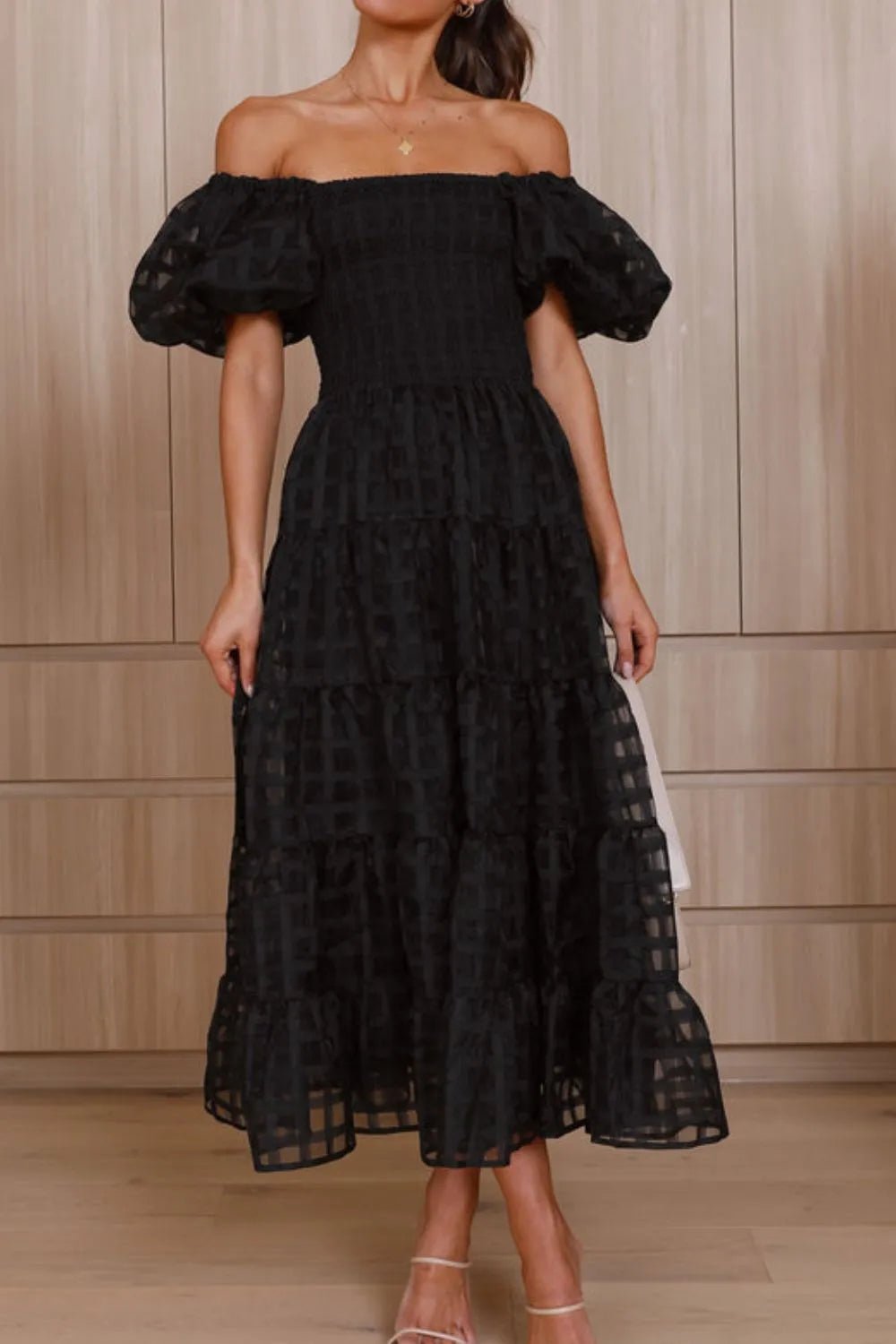 Lifestyle image of product styled for a chic daytime look