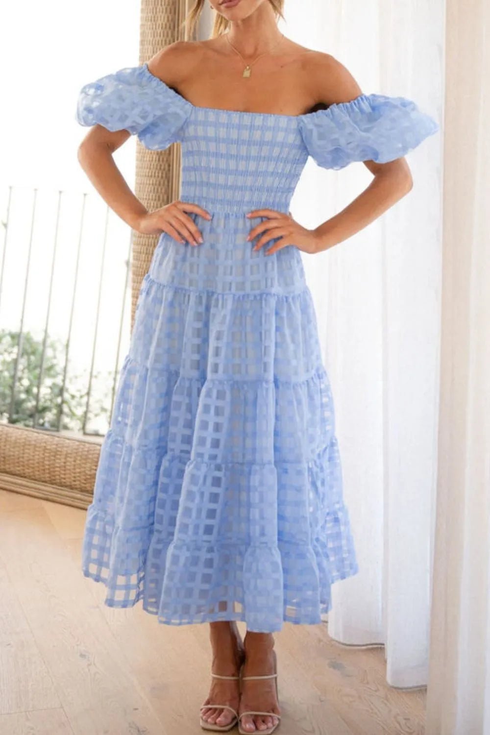 Lifestyle image of product styled for a chic daytime look