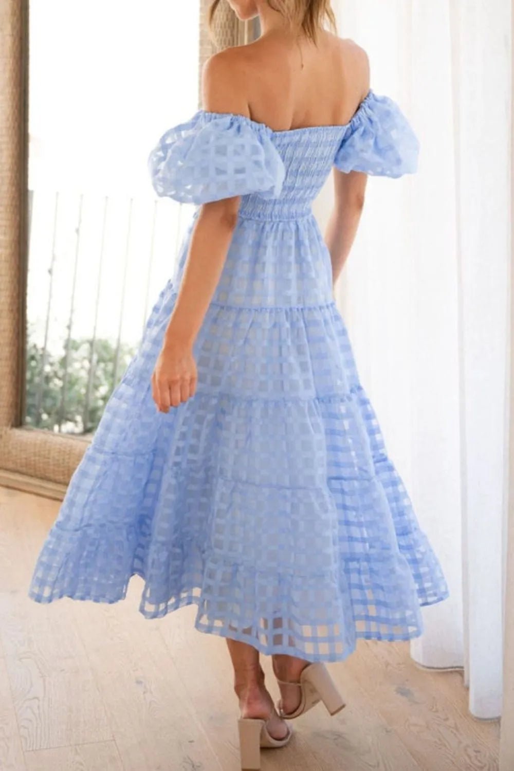 Lifestyle image of product styled for a chic daytime look