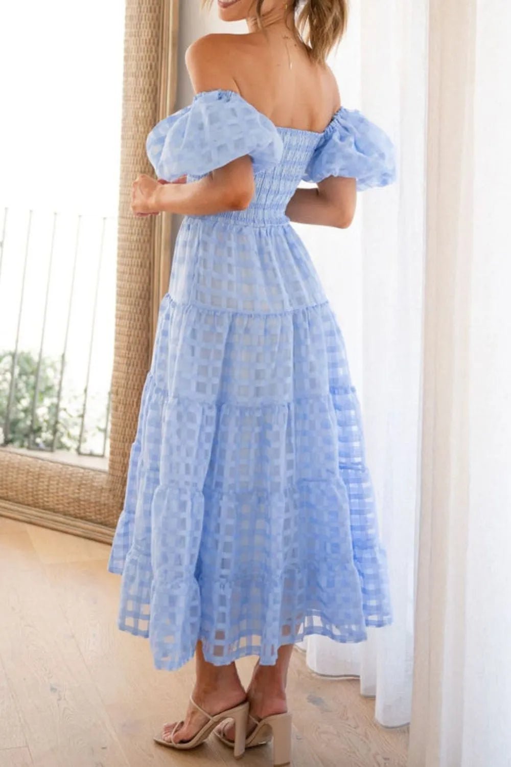 Lifestyle image of product styled for a chic daytime look
