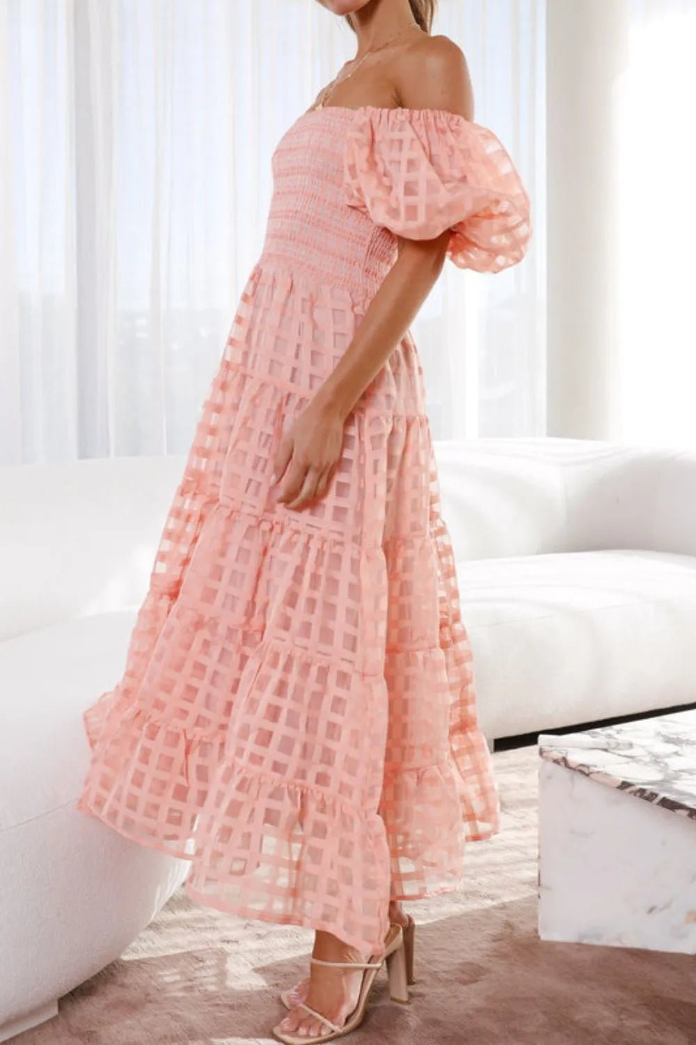 Lifestyle image of product styled for a chic daytime look
